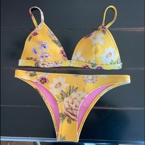 Women’s TRIANGL yellow bikini set